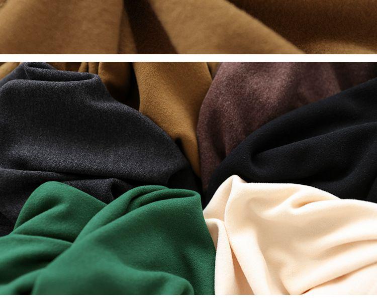 Damen Vielseitiges Patchwork Samt Semi-High Neck Shirt - Herbst/Winter 2025