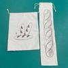 Sustainable Packaging Pouch Functional Linen Drawstring Bag for Bread and Fruits