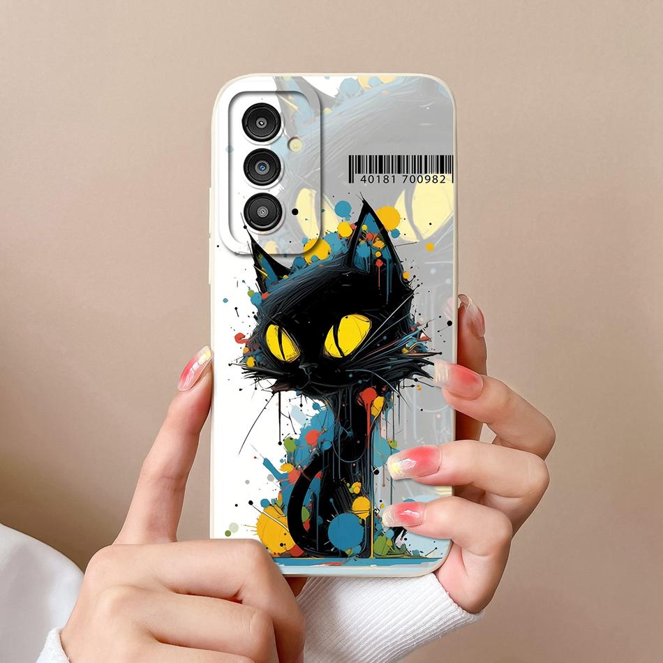 For Samsung A15 A14 Phone Case Hawaii Vacation Style Back Cover Liquid Silicone Camera Protector For Samsung A 15 Carcasa Capa