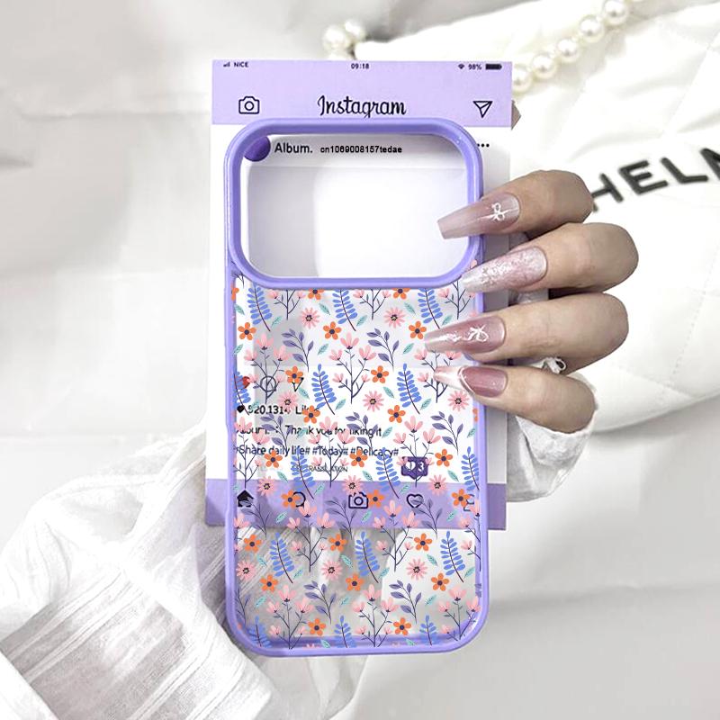 Luxury Wide Beautiful White Daisy Flower Phone Case for IPhone 17 16 Pro Max 15 14 13 12 11 XS Mini 7 8 Plus Clear Hard PC Cover