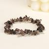 Natural Crystal Stone Bracelet Irregular Reiki Lucky Elastic Bracelet Ladies Fashion Strawberry Crystal Amethyst Jewelry