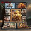 Boar Variations Art 2D Flat Pattern Flannel Blanket, High Quality All Seasons, Home Decor, Warmth and Comfort, Perfect for Christmas Gifts.