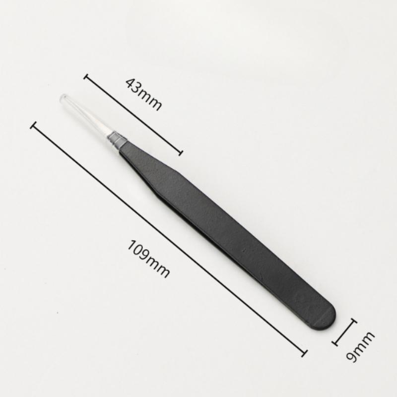 Stainless Steel Straight Curved Tip Tweezers for Nail Art Sticker Rhinestones Picking Tool Makeup Eyelash DIY Tweezer