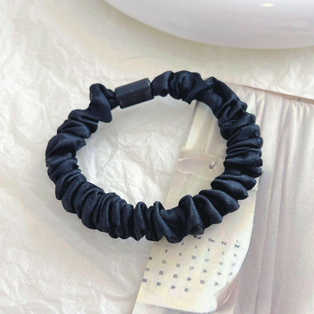 Koreańska gumka do włosów o wysokiej elastyczności: Cienka, Prosta, Płaska Konstrukcja Klamry