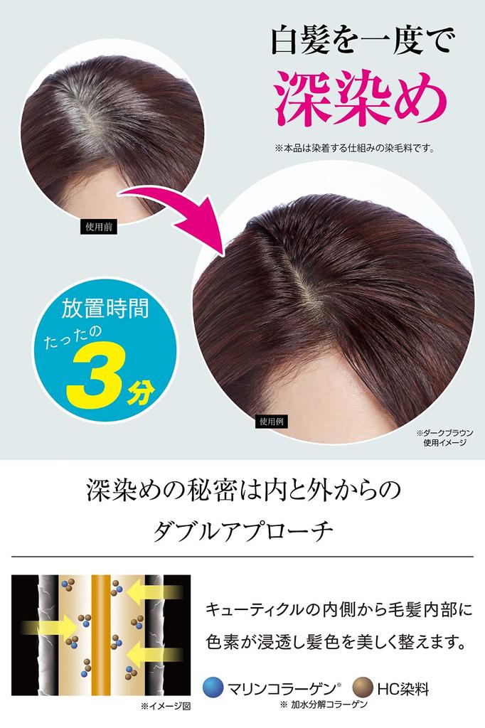 Marine Deep Color Treatment for Hairlines and for Women and with the Blessings of the Sea for Aging Natural Made In Z29E028 Beauté TA, Partings, Men,