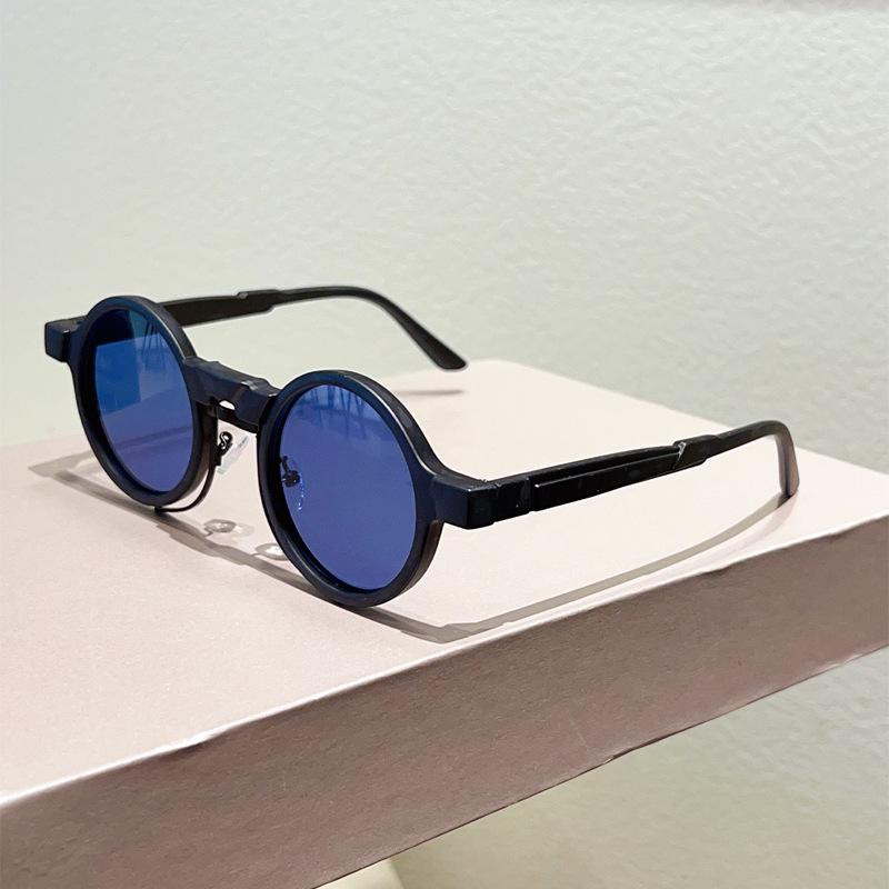 Luxury Brand Designer Round Steampunk Sunglasses Women For Men Fashion Vintage Travel Sun Glasses Popular Hip Hop Shades Uv400