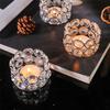 Candle Lantern Holder Party Candlesticks Exquisite Glittering Lighting Romantic Tealight Wide Applications Practical