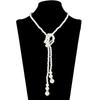 Multi-Layered Pearl Necklace Vintage Banquet Sweater Chain Pendant Accessories