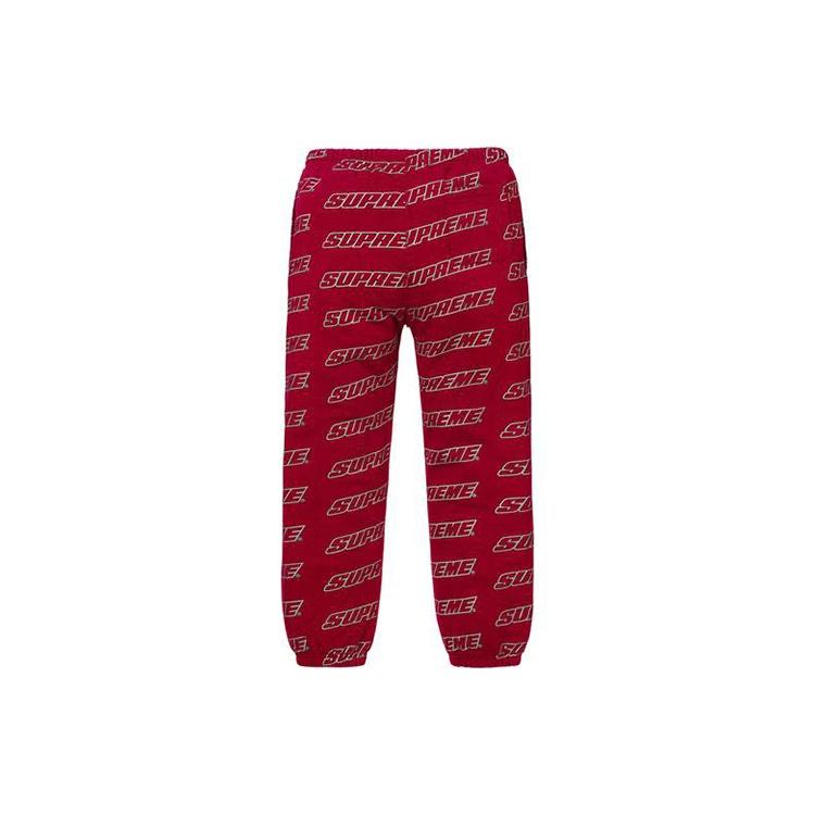 Supreme Repeat Sweatpants 'Black White' Men's SUP-SS18-794