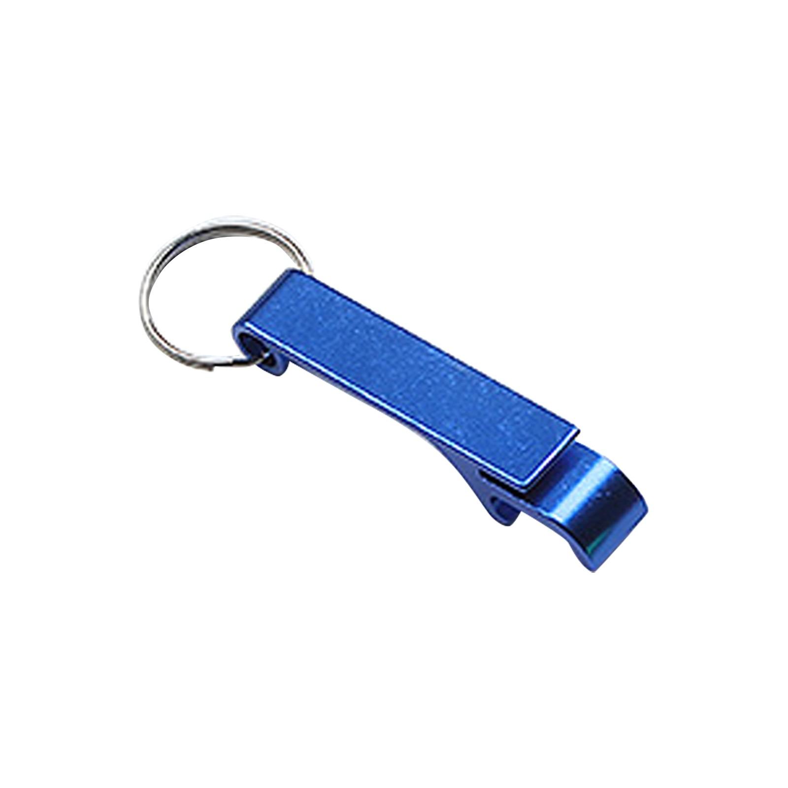 

Multifunctional Keychain Beer Open Aluminum Alloy Portable Carry синий