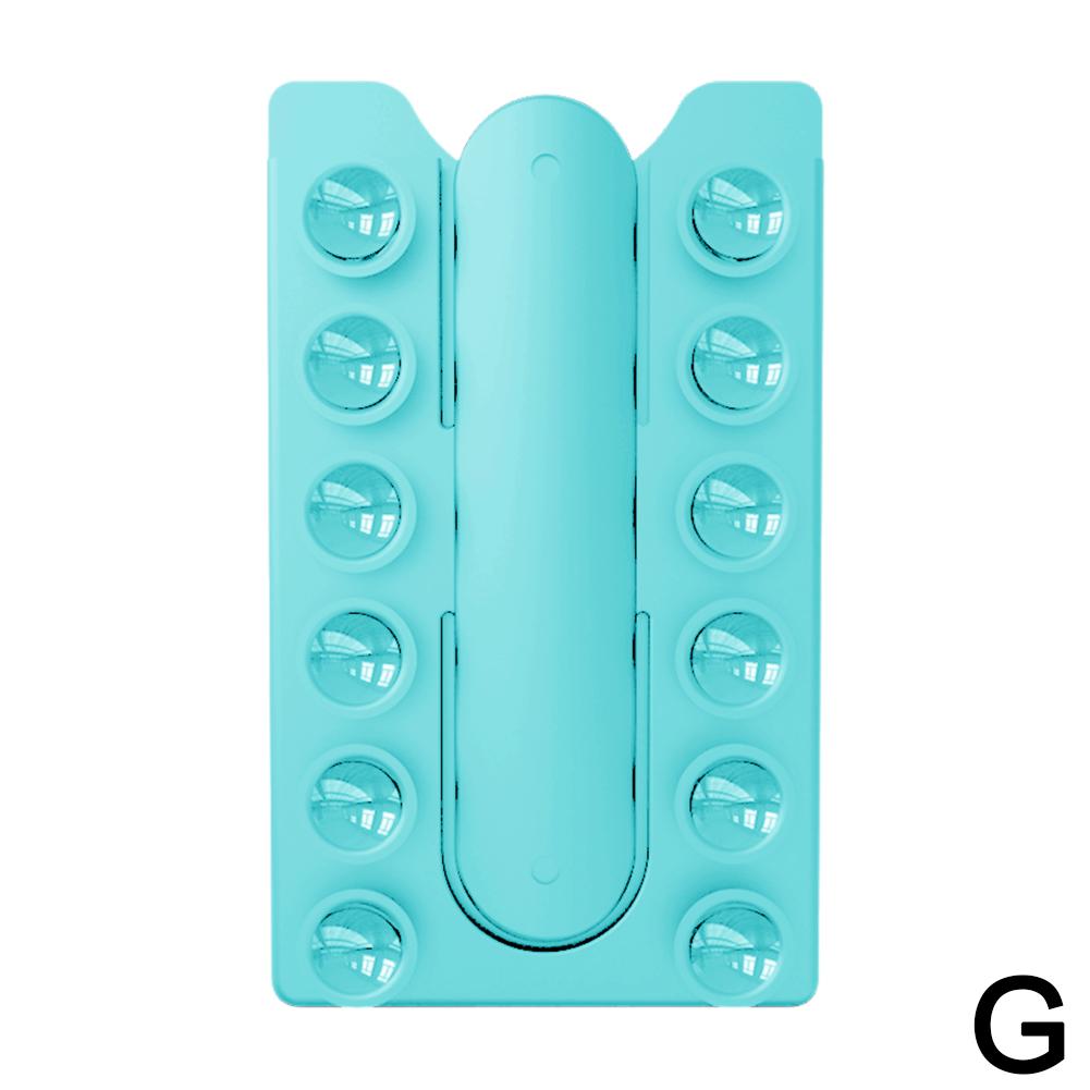 2v1 Nálepka na zadní stranu Přísavka Držák na mobilní telefon Silikonová podložka pod hrnek Stojan na smartphone na zeď Pro skleněné obklady Hladké stěny nebo Stůl