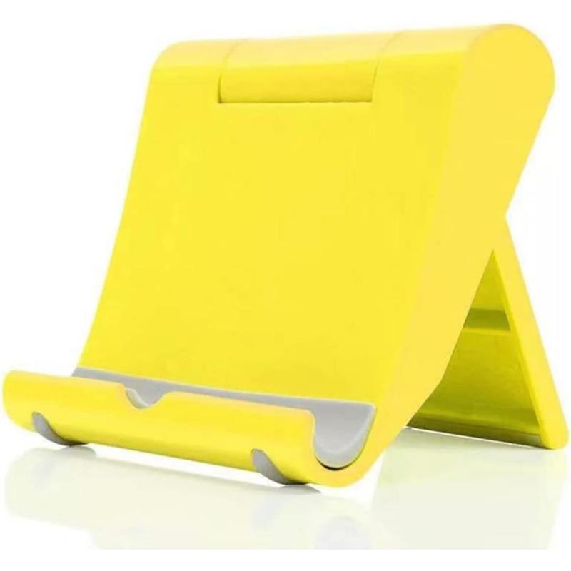 

1 шт. подставка для сотового телефона на столе, складная подставка-держатель для сотового телефона, многоугольная универсальная регулируемая подставка для сотового телефона и планшета жёлтый