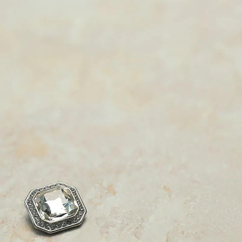 

5 шт. модных ромбовидных пуговиц 20 мм высокого качества квадратные металлические пуговицы на ножке декоративные пуговицы для одежды 20mm