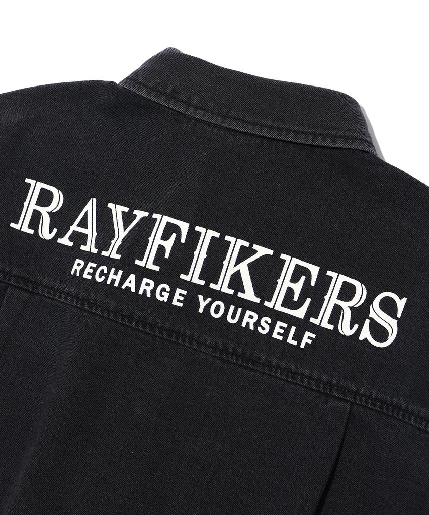 RAYFIKERS Logo Denim Shirt Black (Mp1Yu103-076)