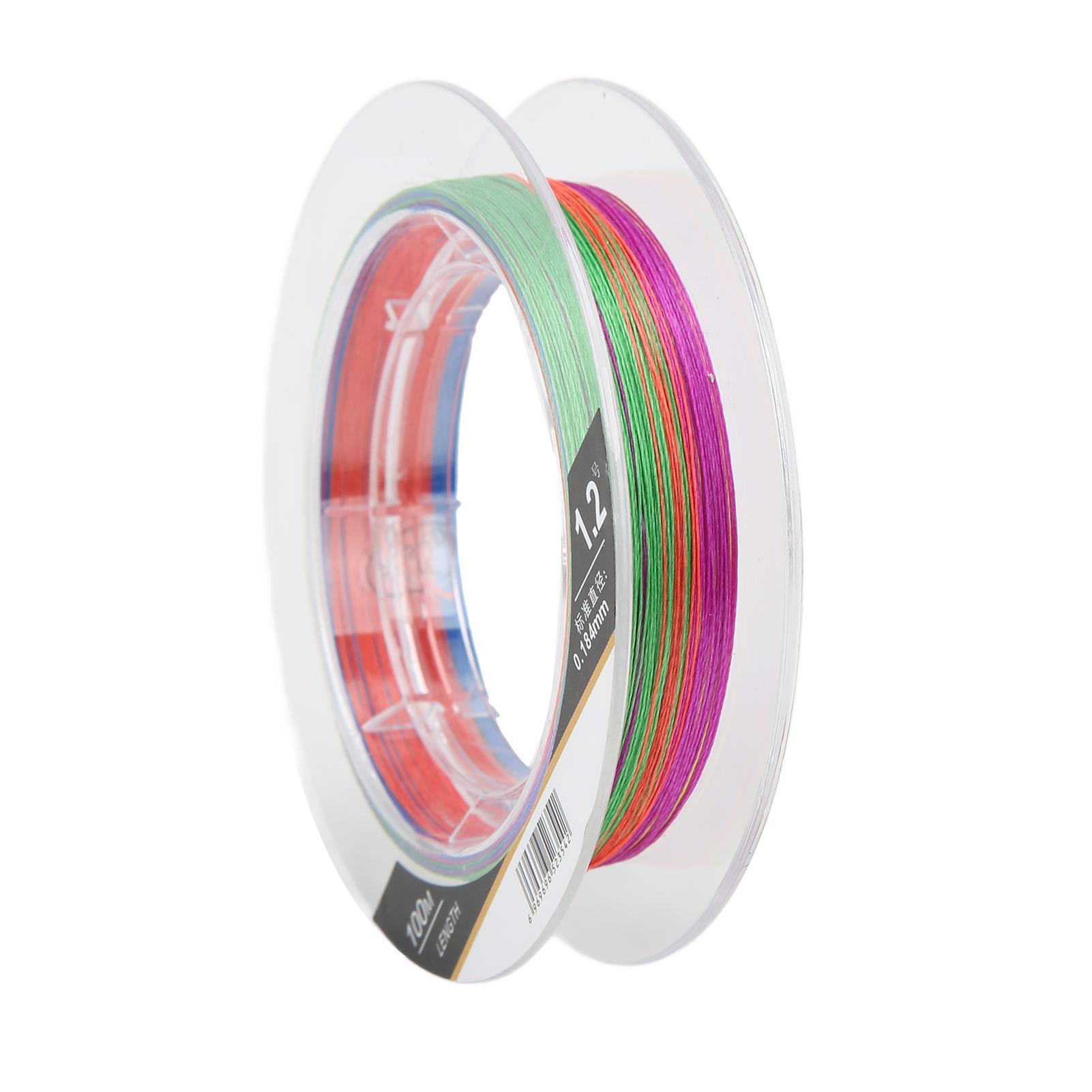 9 Strands PE Braided Fishing Lines 10 Meters Per Color Anti Bite Abrasion Resistance Fishing Lines