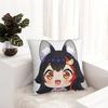 Anime Ookami Mio Pillow Cover Cute Funny Pillow Case Sofa Bedroom Home Decor Cushion Cover Square Custom DIY Pillowcases Gift