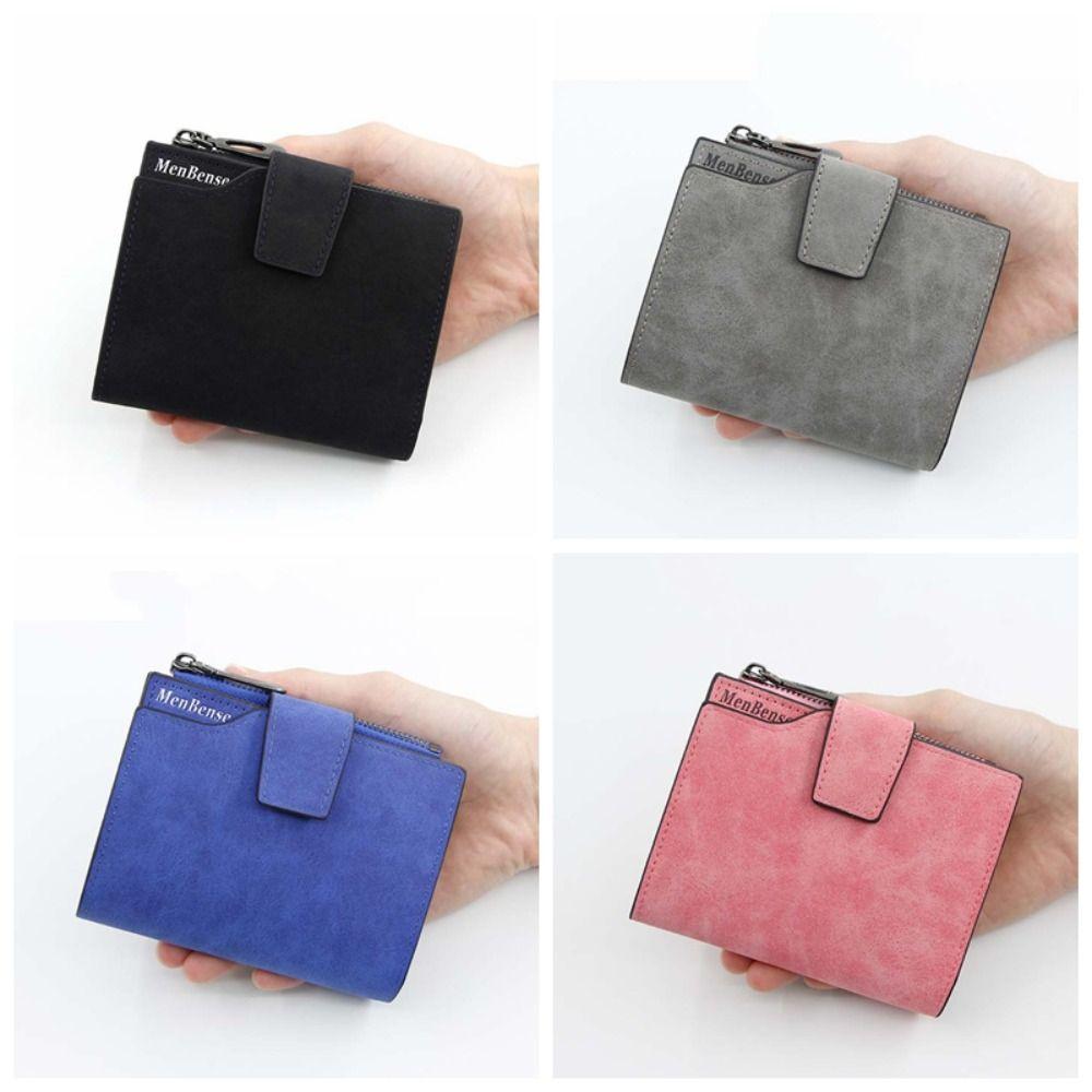 Large Capacity Pocket Purse Wallet Korean Style Short Wallets Elegant Cash Purse Bag  Outdoor