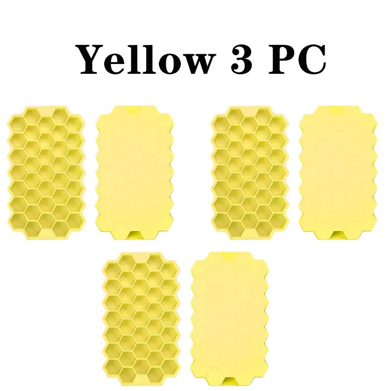 1/2/3/5Pcs Large Capacity Ice Tray Silicone Molds Honeycomb Ice Cube Molds For Chilled Drinks Whiskey Cocktails Food