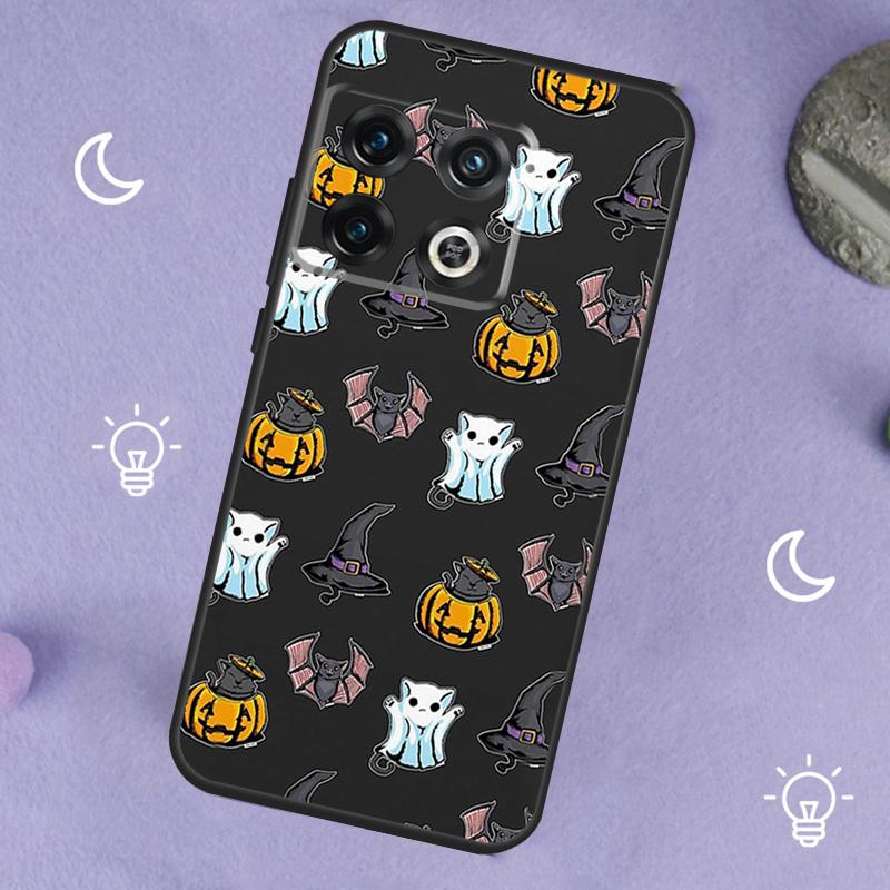 

Cute Halloween Ghost Bat For OnePlus 15 13 12 11 13R 12R 10R 13T 10T 8T Case For OnePlus Nord 5 CE 3 2 4 Lite N20 N30 OnePlus 15