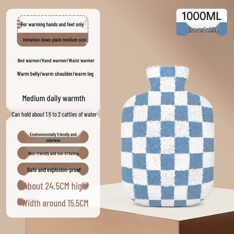 Fumede Plush Hot Water Bottle Set