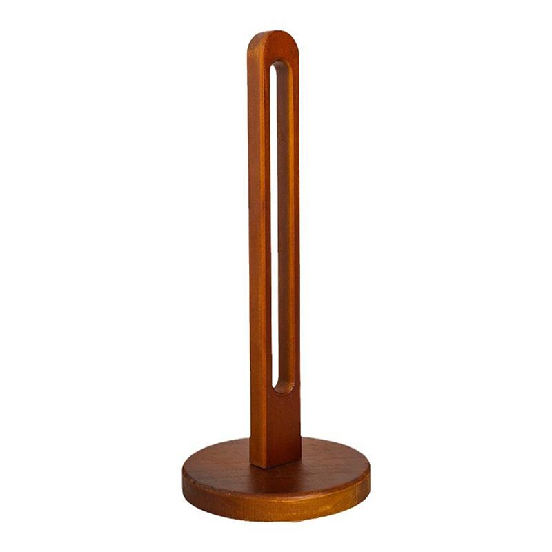 Massivholz Papierhandtuchhalter Küche Lochfrei Rollenpapier Aufbewahrungsregal Faule Lappen Frischhaltefolienbeutel Aufbewahrungsregal Küchenzubehör