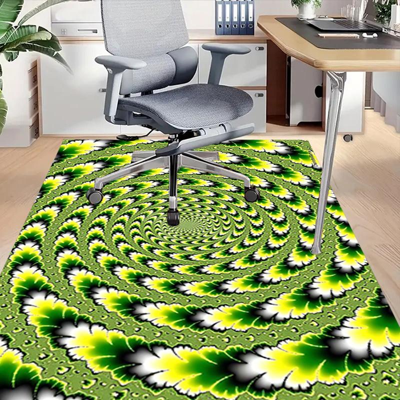 1PC Vortex Pattern Extra Large Non Slip Floor Carpet, Office, Family, Bedroom, Studio   Large Area Rug Indoor Rugs, , Vibrant Colors