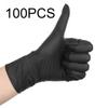 100/50 Pezzi Guanti Monouso in Nitrile Nero Impermeabili per Pulizia, Parrucchiere, Cura Animali Domestici, Pulizia Tatuaggi, Qualità Premium