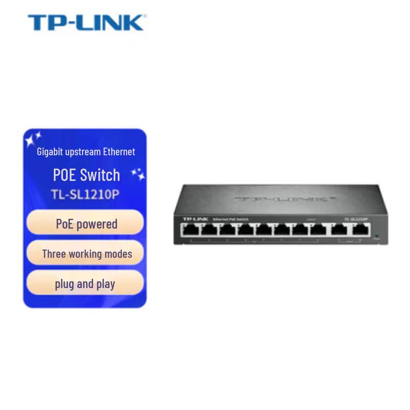 TP-Link 10-Port Gigabit Uplink PoE Switch