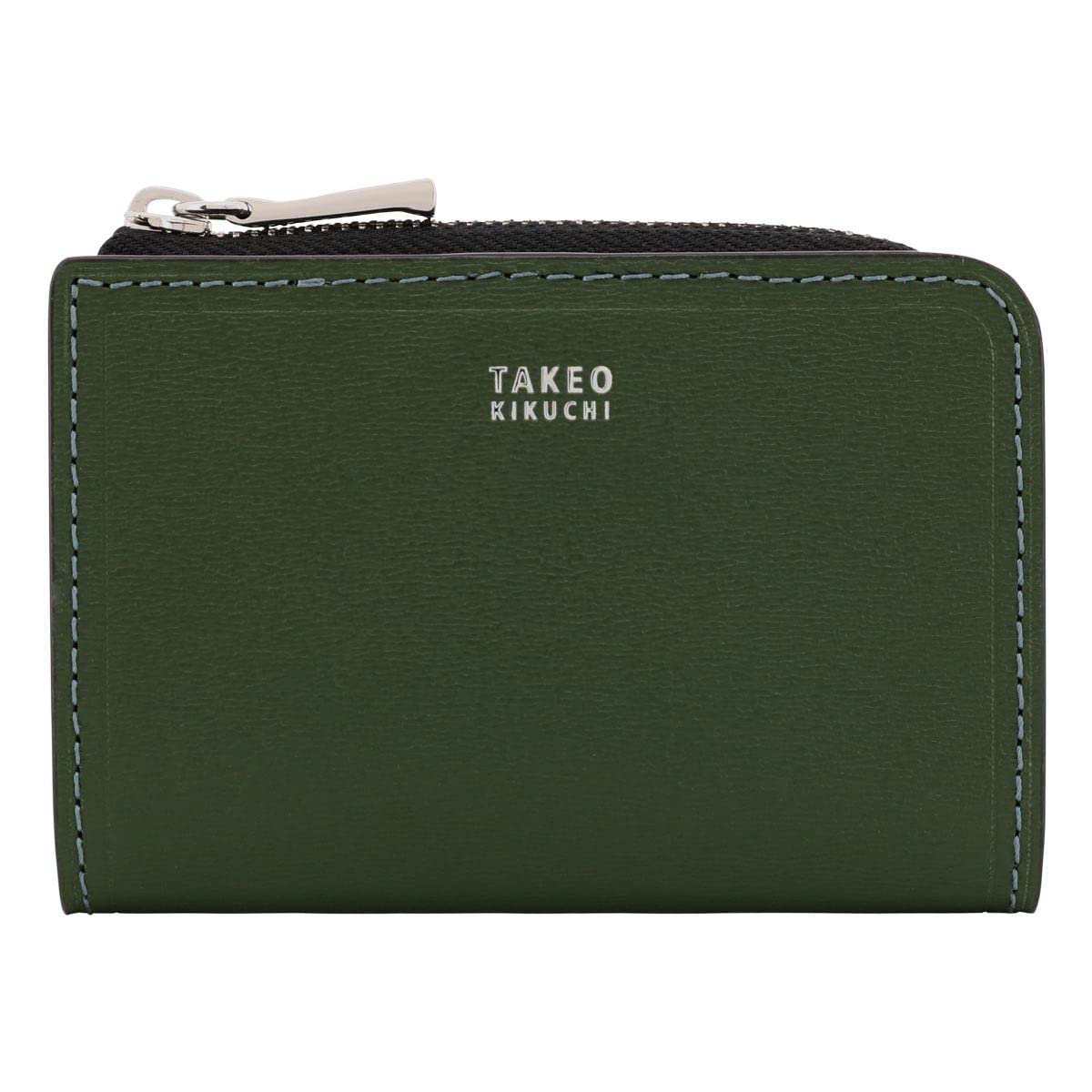 

Key Case Genuine Leather 728613 Max Coin Purse Coin Case Pass Case Commuter Pass Cowhide Leather Green [Takeo Kikuchi] Men s [05]