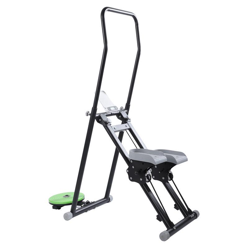 Foldable Home Stair Climber Stepper: Multi-Function Fitness Twist Waist Machine