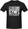 Ct Fletcher T Shirt Mens Fashion Cotton Round Neck Short Sleeve Tops Black