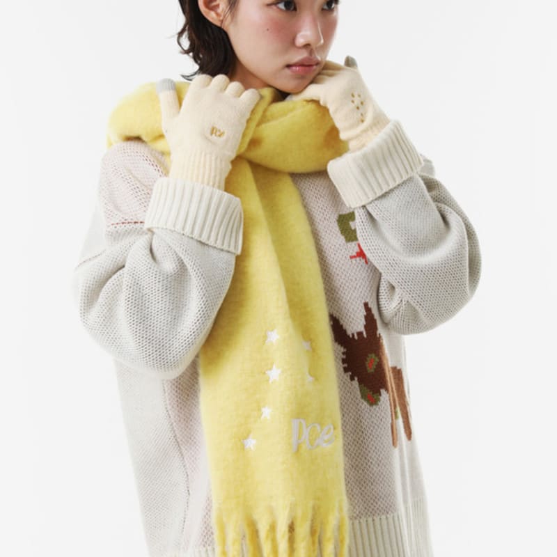 

КОМПЛЕКТ ШАРФ И ПЕРЧАТКИ PIECEMAKER P ЗНАК ЗОДИАКА Purple_Pink