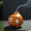 Ceramic Incense Burner, Retro Style, Home Living Room Bedroom Indoor Sandalwood, Hall Offering Buddha Tea Ceremony Censer, 1Pc