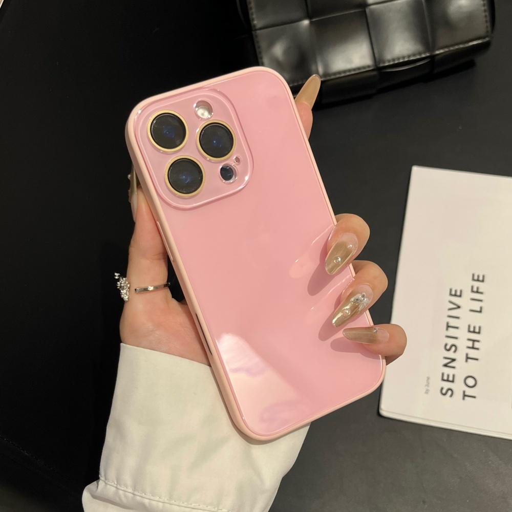 

Розкішний Оригінальний Скло Загартоване Глянцевий Чохол Для iPhone 11 12 13 14 15 16 17 pro max Захист Камери Ударостійкий Бампер Обкладинка iPhone 12 Pro Max
