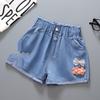 Disponibile: Pantaloncini di jeans da bambina 2025 - Nuovo stile per bambini e ragazzi, Capospalla sottile per bambine