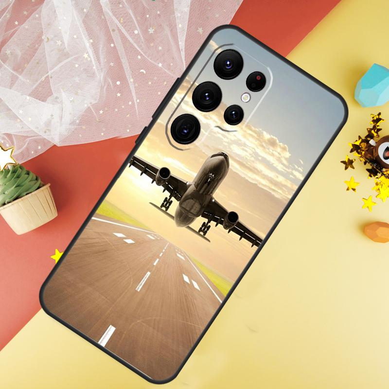 Flugzeug Flugzeug Flugzeug Handyhülle Für Samsung Galaxy S26 S25 Ultra S23 FE S21 S20 S22 S24 Ultra S10 Plus Hülle Coque
