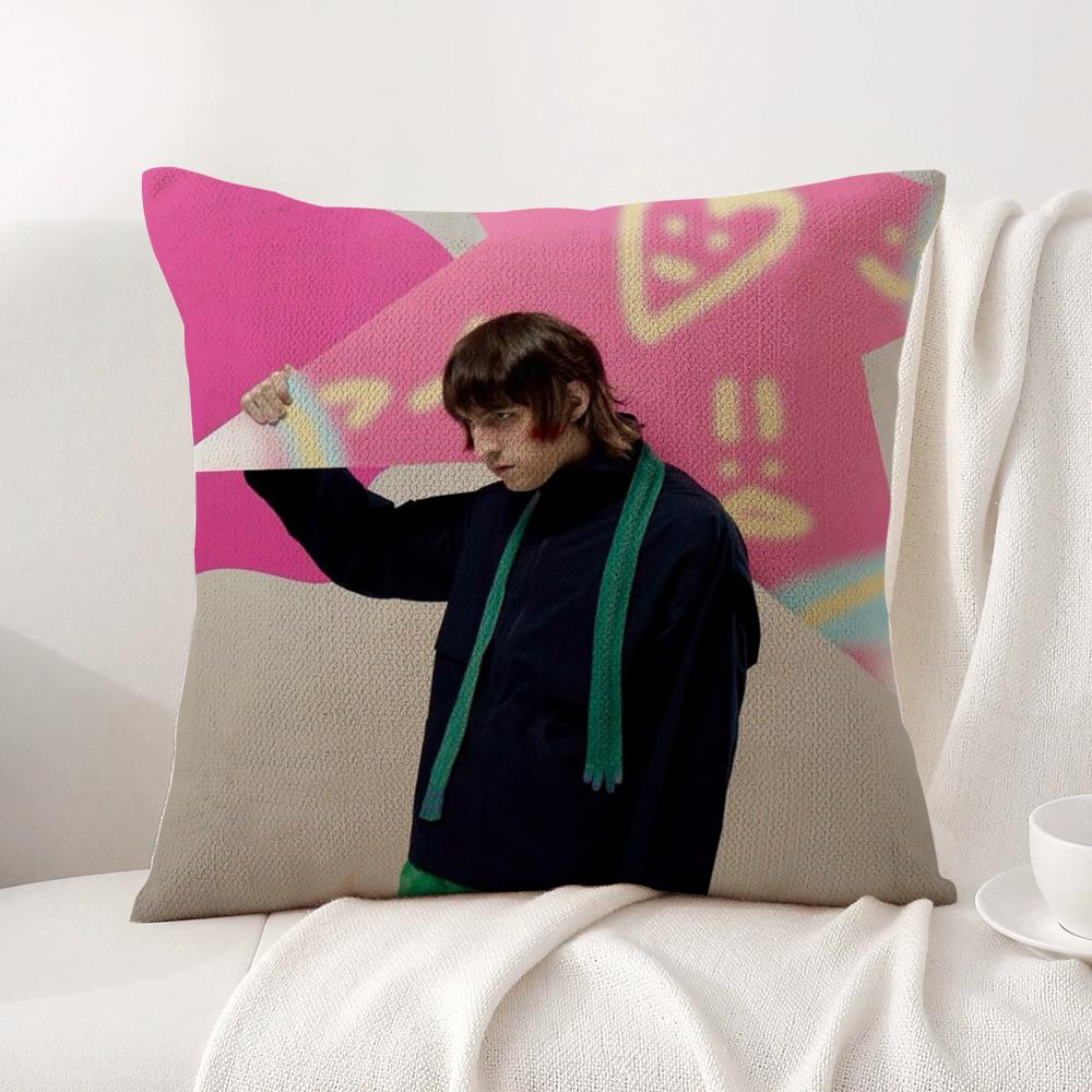 Singer Porter Robinson Pillow Case Natural Linen Organic Fabric Double-Sided Printing Breathable Perfect Gift For Decor