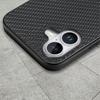 For iPhone 17 Case Carbon Fiber Texture PU Leather + PC + TPU Phone Cover