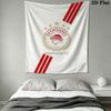 Olympiacos logo Wall Hanging Printed Fabric Blanket Decorative Tapestries for Bedroom Living Room Home Decor