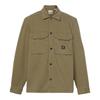 Washed Twill Loose Fit Long Sleeve Shirt Men Shirts TB0A42K5A581