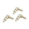 Pack of 3 L Shape Plastic Connector Set Coffee Machine Hose Fitting Hose Adapter Suitable for Home and Commercial Use