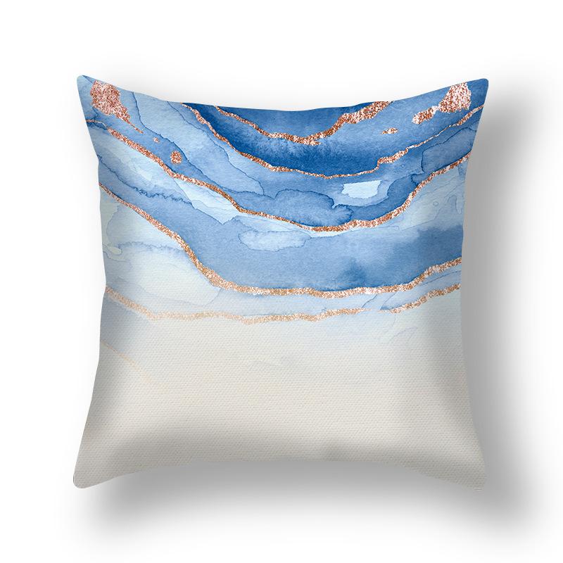Geometric Nordic Gilt Simple Style Home Printed Pillow Cover Cushion Cover