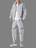 Men's Spring 2025 Korean Style Casual Suit: Youth Sport Two-Piece Set Plus Size