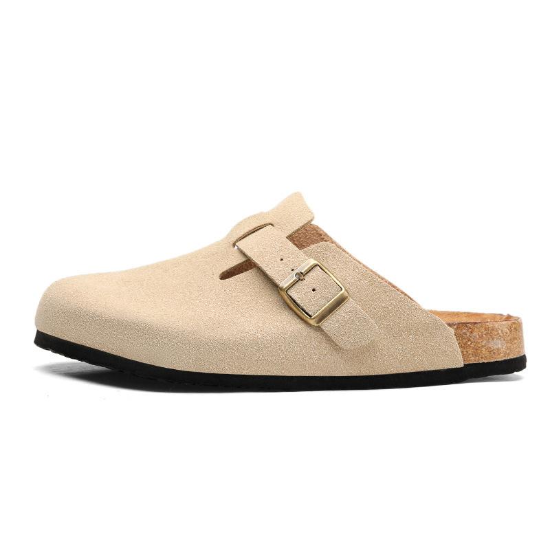 

Літній новий однопедальний пара коркових шльопанців Birkenstock чоловічі модні повсякденні сумка голова шльопанці модні чоловічі та жіночі шльопанці 36 хакі