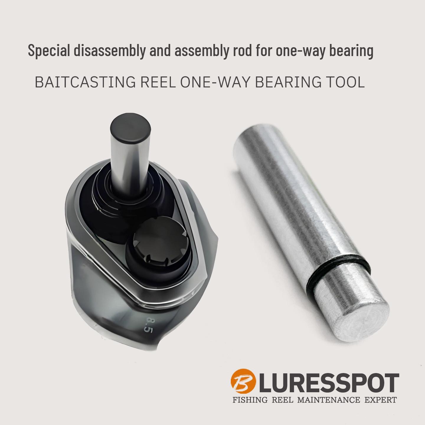 

Luresspot Drop Shot Baitcasting Reel with One-Way Bearing Disassembly/Assembly Tool