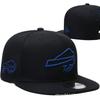 Bills Fotballag Klassisk Lue Sportscaps Utendørs Flat Kant Hip Hop Lue American Bowl Baseballcaps