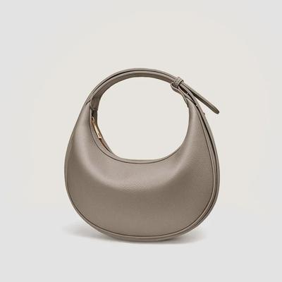 Adjustable Half-Moon Crossbody Shoulder Bag - Trendy Crescent Dumpling Design