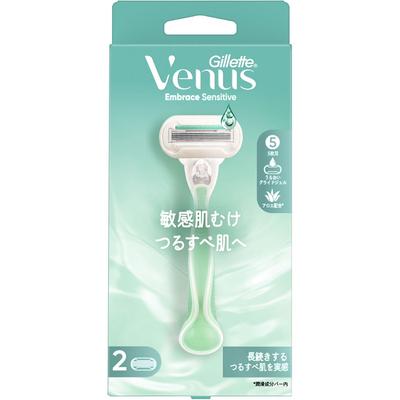 VenuS P G Diamond deSiGn VenuS enveloPe SenSitive For SenSitive Skin For Smooth Skin Women S Razor With 2 rePlacement bladeS