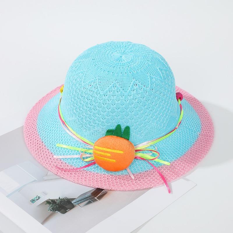Cute Little Strawberry Baby Hat Cartoon Carrot Beach Sunshade Sun Protection Fashion Children Travel Summer Hat