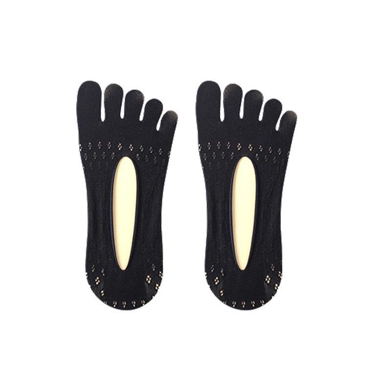 Women's Spring/Summer Non-Slip, Breathable, Antibacterial Five-Toe Boat Socks